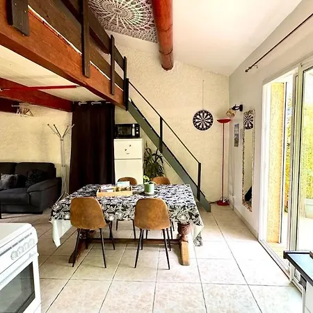 Loft, Air Conditioning, Garden, Optional Jacuzzi, Barbecue *