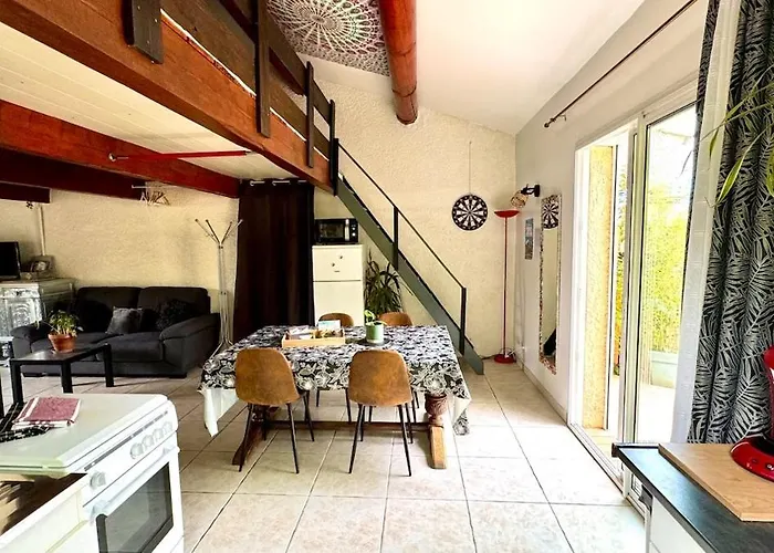 Loft, Air Conditioning, Garden, Optional Jacuzzi, Barbecue *